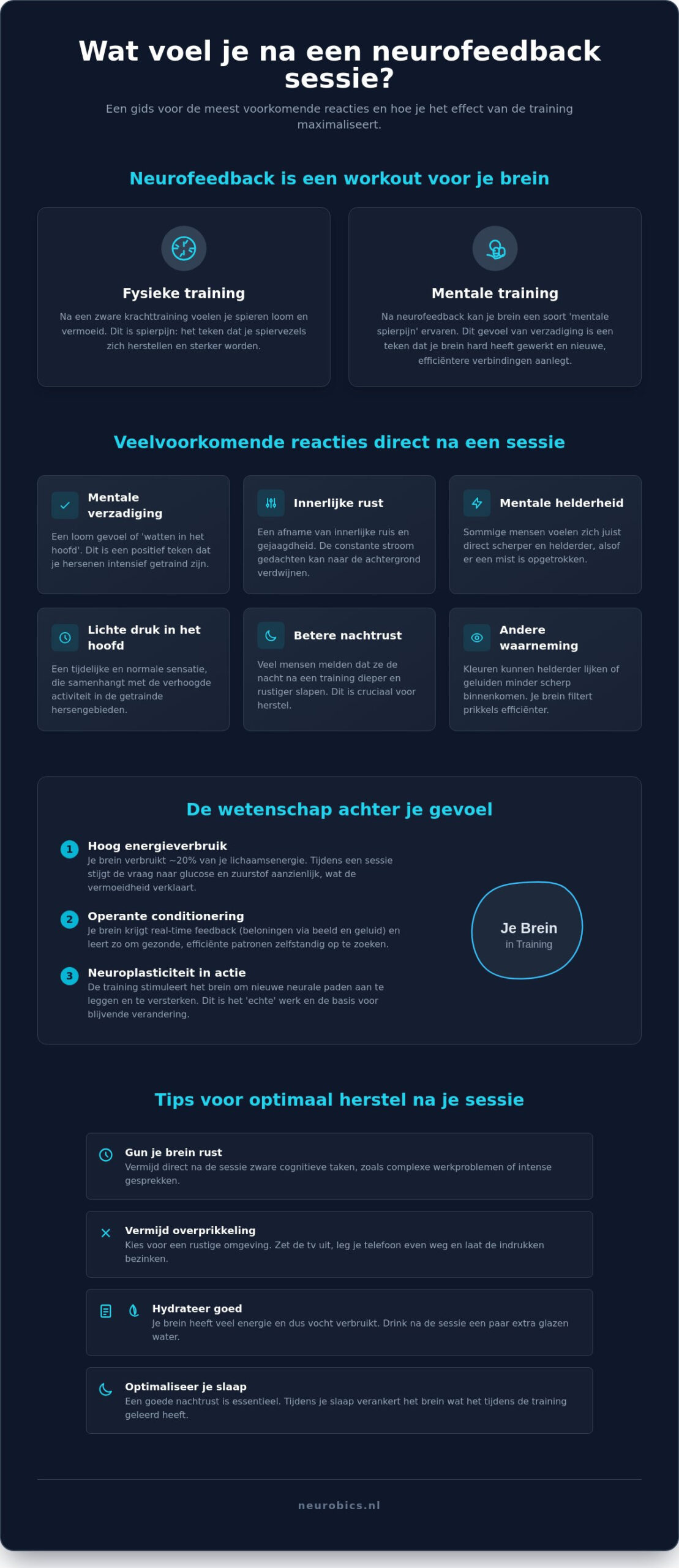 Wat voel je na een neurofeedback sessie? alles over de directe effecten