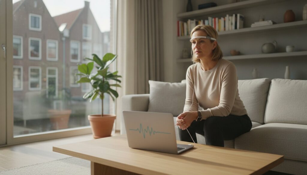 Neurofeedback thuis bij burn-out: herstel in je eigen tempo en omgeving
